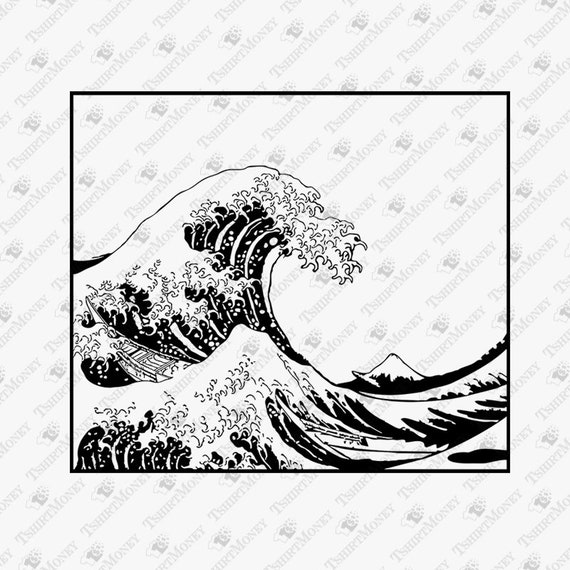 Surfing Hokusai Artist Great Wave Art Heartbeat T Shirt Surfing Hokusai Artist Great Wave Art Heartbeat T Shirt