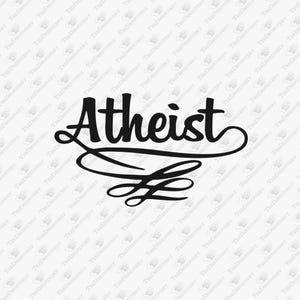 Atheist Critical Thinker Intellectual Freedom, SVG Cut File, Sublimation Design