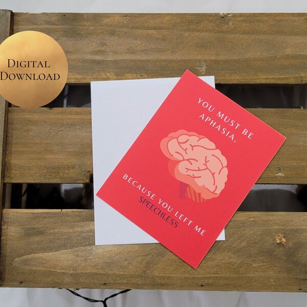 Aphasia Medical Card Etsy