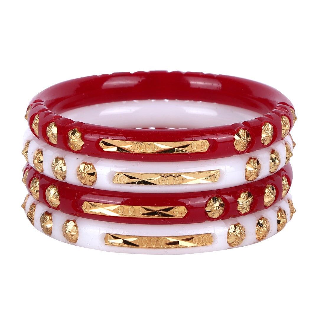 Shakha pola gold bangles Clearance