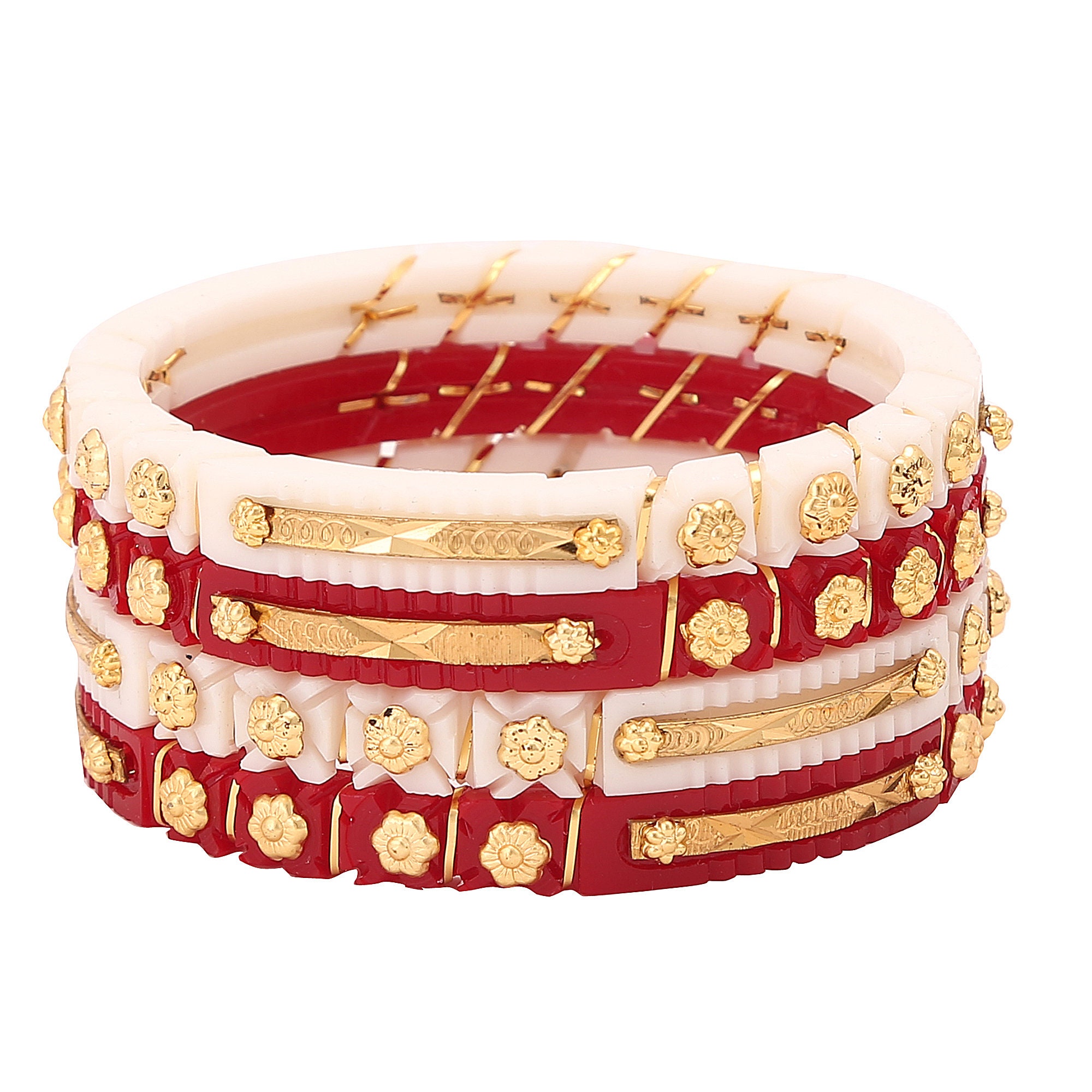 Golden Kolkata Sanka Pola Bangles