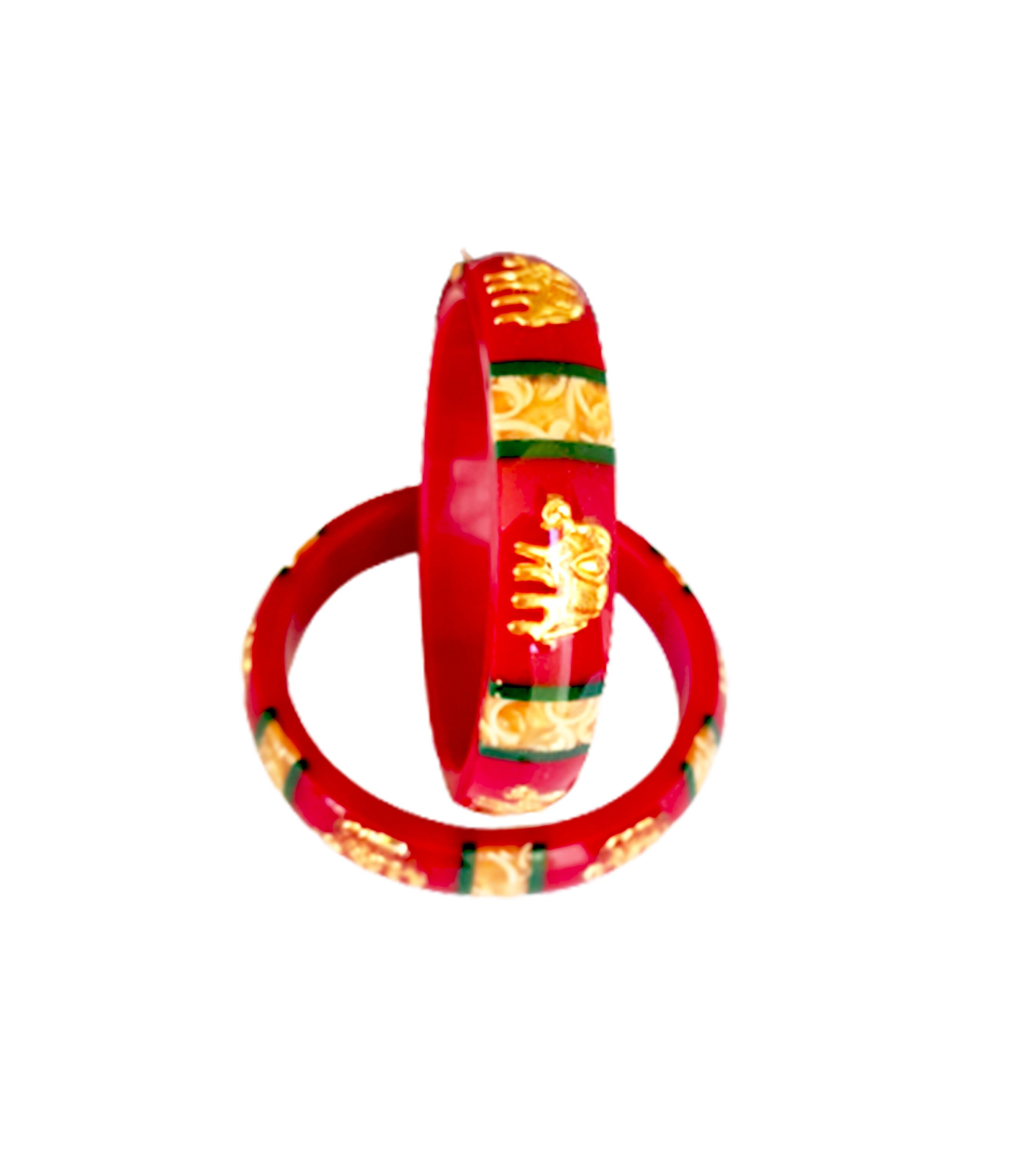 Gold pola cheap bangles price