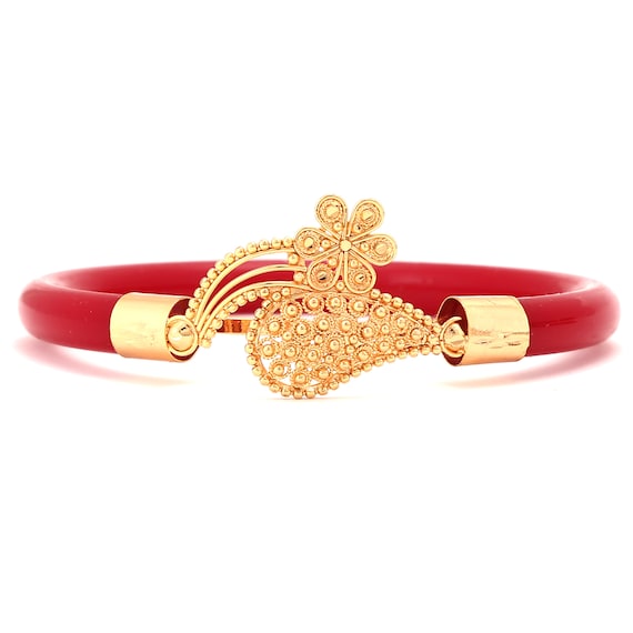 Gold plated pola clearance bangles