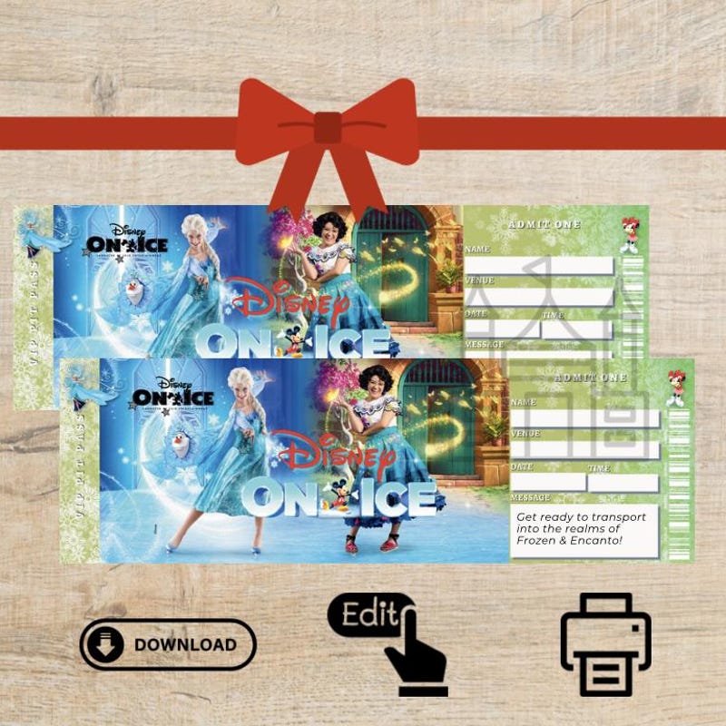 Christmas on Ice Tickets - Etsy