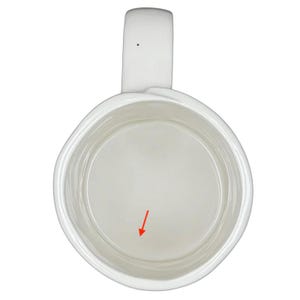 Inside view of Dagny Letter 'N' Monogram Mug Anthropologie featuring a sleek, minimalist design