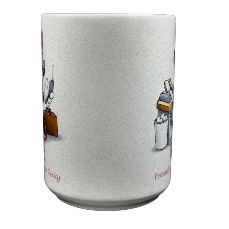 Disneyland Minnie Mouse VIP vintage mug featuring colorful character art and a playful design