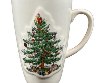 Christmas Tree Embossed 22oz Oversized Mug Spode