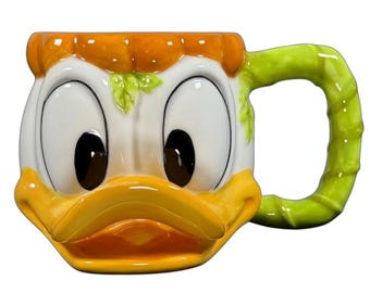 Donald Duck Joyeux Halloween ! Mug citrouille citrouille d'Halloween avec figurine 3D Parcs Disney