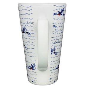Mickey Mouse Swimming Mug Disney featuring playful design of Mickey Mouse in water