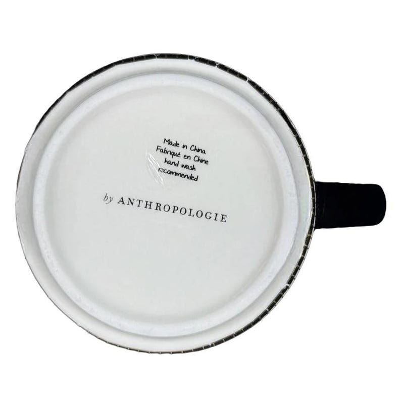 Caneca com monograma da letra "B" em azulejo da Margot, da Anthropologie. imagem 6