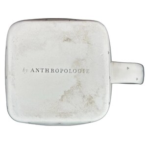 Taza con monograma inicial "X" en letra capital, excepcional en todos los sentidos, de Anthropologie. imagen 6