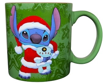Stitch Santa Holiday Mug Disney