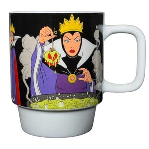 May include: A white ceramic mug with a black handle and the text "But First, Coffee" in a black, bold font. The mug is approximately 10 cm tall and holds about 350 ml of liquid.