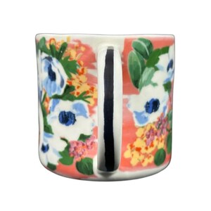 Dawn Letter "S" Monogram Initial Floral Mug Anthropologie image 2