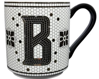 マーゴット タイル文字「B」モノグラム イニシャル マグカップ アンソロポロジー