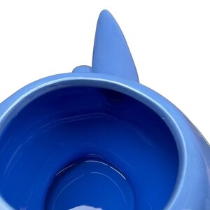 Inside view of Stitch 3D Collectible Shaped Mug Disney showing its blue interior and fun design