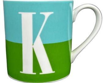 ケイトスペード ワッツ・イン・ア・ネーム レターK モノグラム イニシャル マグカップ レノックス