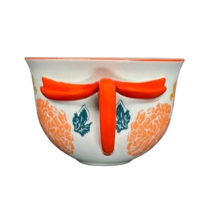 Arboretum Floral Orange Dragonfly Handle Mug Anthropologie image 2