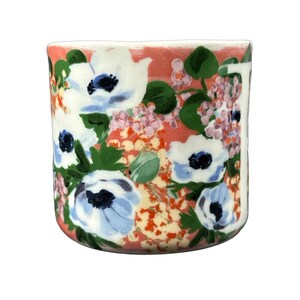 Dawn Letter "B" Monogram Initial Floral Mug Anthropologie image 4