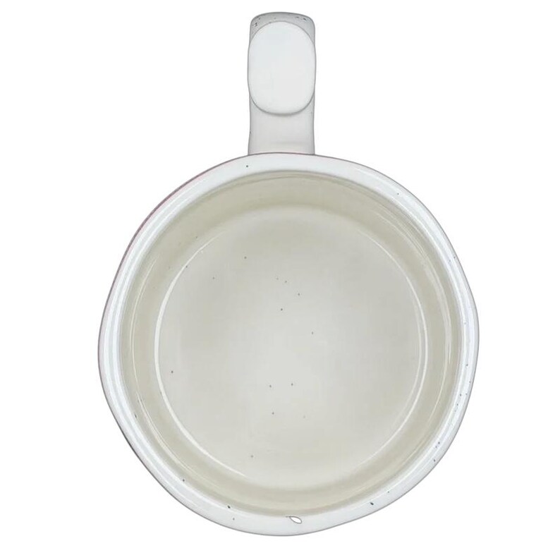 Taza con monograma floral inicial de la letra "R" impresa en bloque, Anthropologie imagen 5