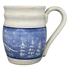 Washington State Centennial 1889-1989 Signerad keramikmugg