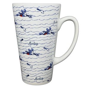 Mickey Mouse Swimming Mug Disney featuring a whimsical design with Mickey in a playful swim theme