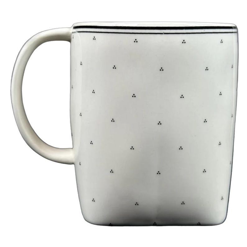 Taza con monograma inicial "X" en letra capital, excepcional en todos los sentidos, de Anthropologie. imagen 3