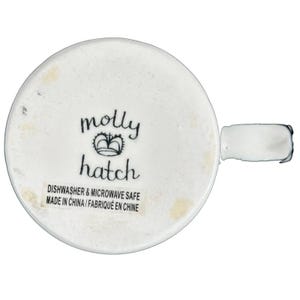 C" monogram initiaal Molly Hatch mok Anthropologie afbeelding 6