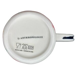 Dawn Letter "S" Monogram Initial Floral Mug Anthropologie image 6