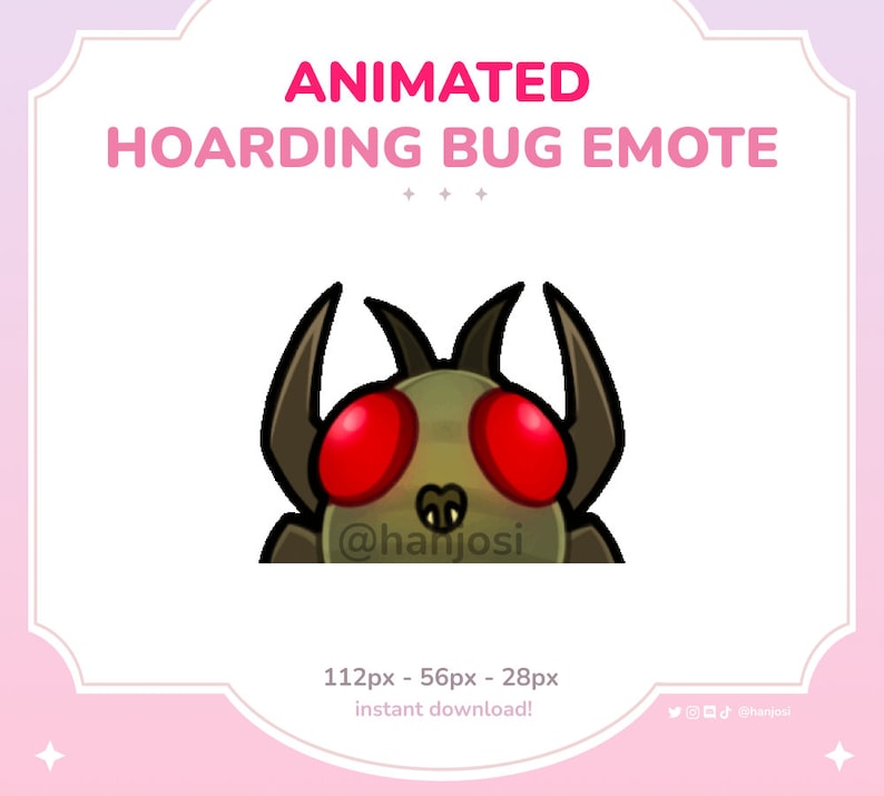 Lethal Company ANIMATED BUG Emote Yippee Bug, Hoarding Bug, Discord
