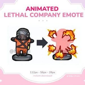 Lethal Company ANIMATED LANDMINE emote - Discord, Twitch, Streaming, Lethal company emotes, gaming, cute, animated, cute emote