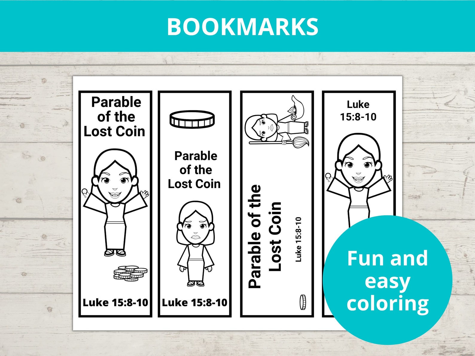 Parable of the Lost Coin, Bible Story Crafts, Parables of Jesus, Sunday ...