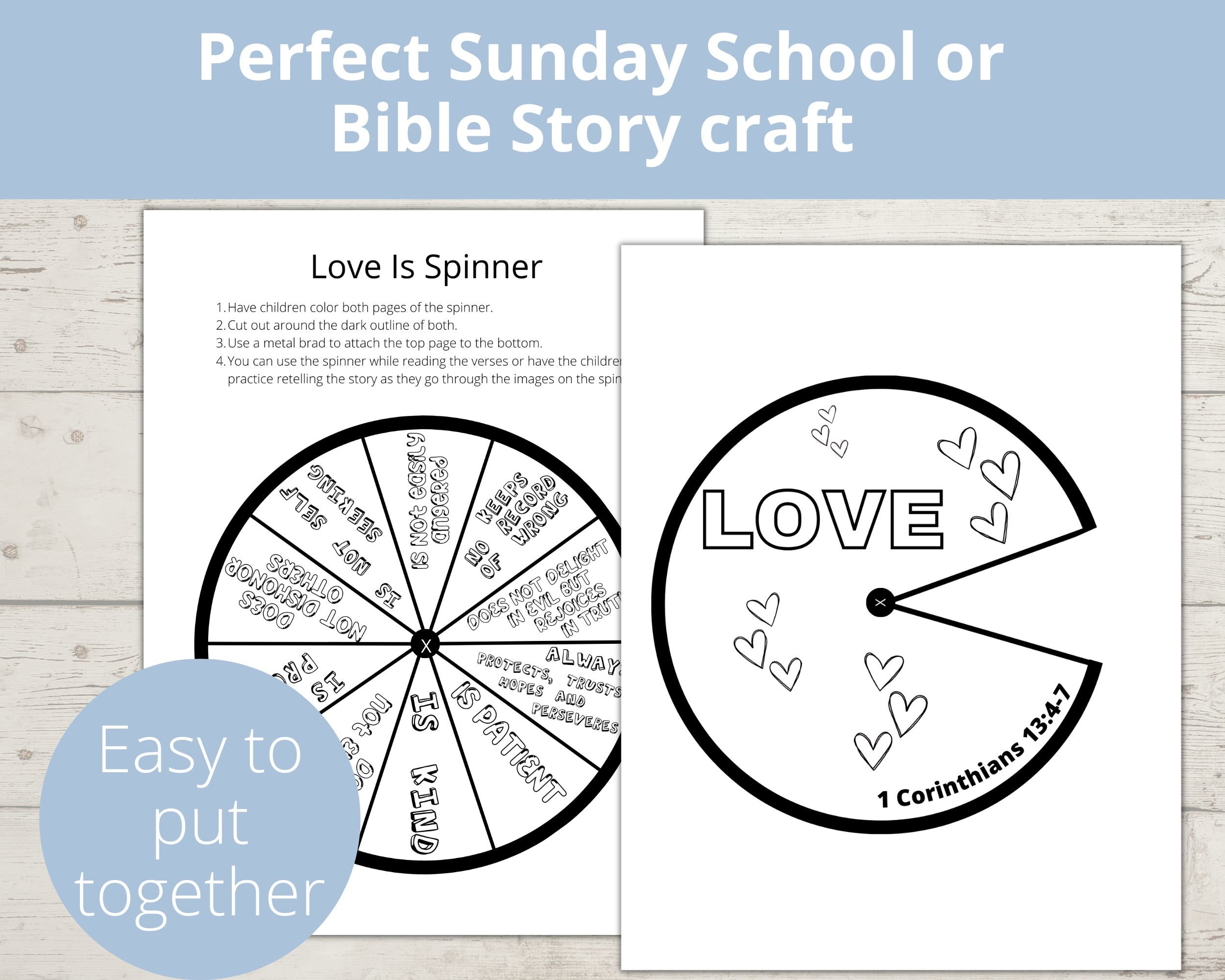 Love Is Patient  Sunday School Lesson for Kids 