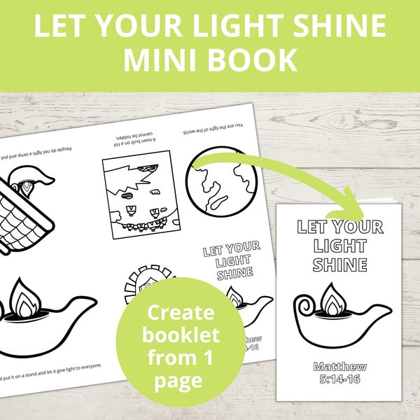 Light Bible Activity Kids - Etsy
