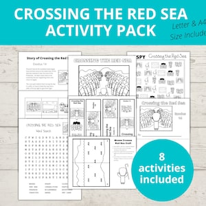 Cruzando el Mar Rojo, Partiendo el Mar Rojo, Manualidad de Moisés sobre el Mar Rojo, Bastón de Moisés, Sopa de letras, Veo, Veo, Manualidades con historias bíblicas, Actividad para la escuela dominical