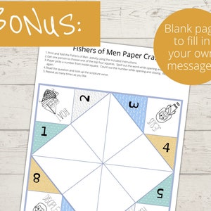 Fishers of Men Bible Story Activity, Sunday School Crafts, Jesus ...