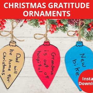 Dankbarkeitsgirlande zum Ausdrucken, Weihnachten dankbar, ich bin dankbar für, bedruckbares Papierornament, Dankbarkeitsschild für Klassenzimmer, Heimschulhandwerk