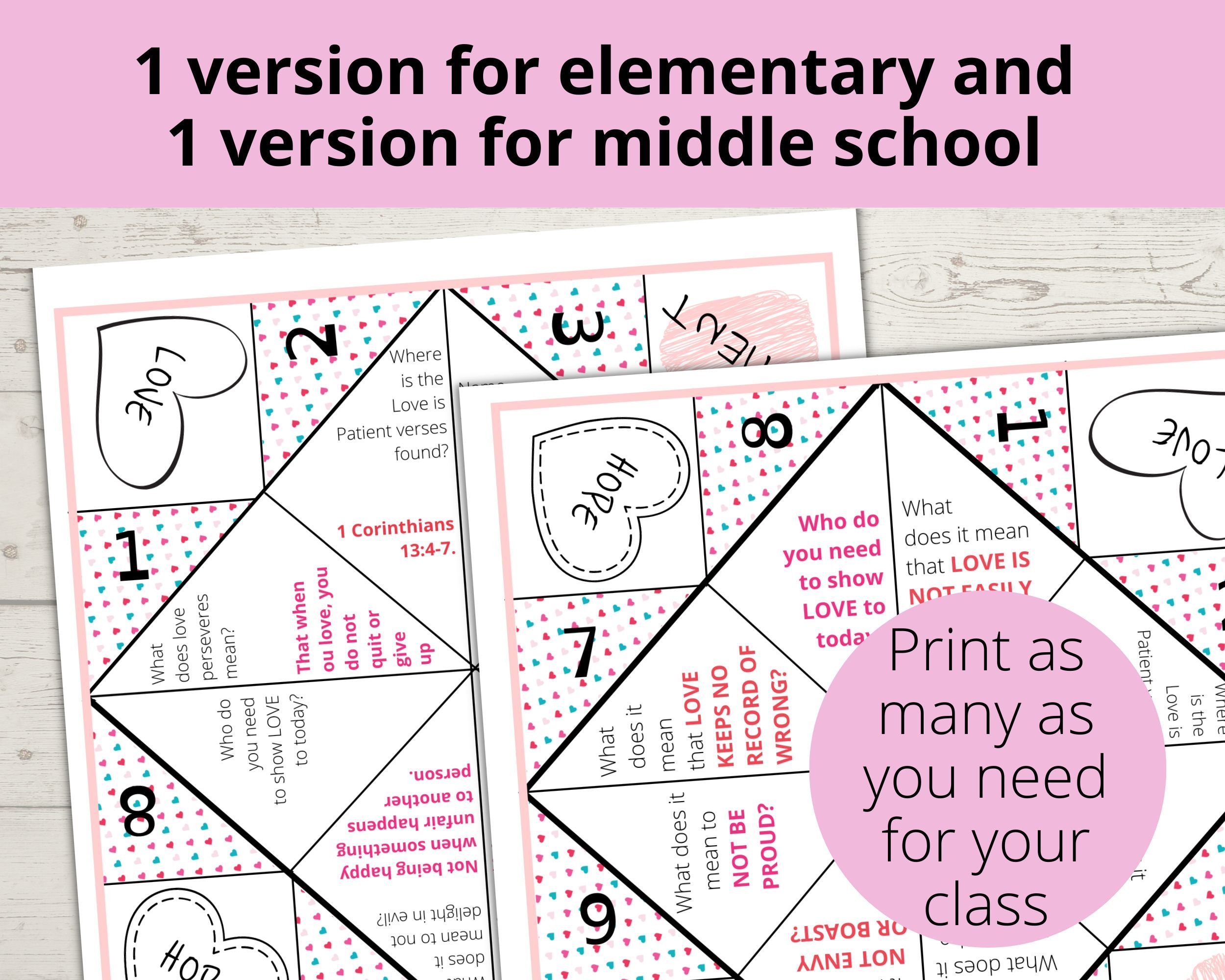Love is Patient Bible Story Activity, 1 Corinthians 13, Love is Kind ...