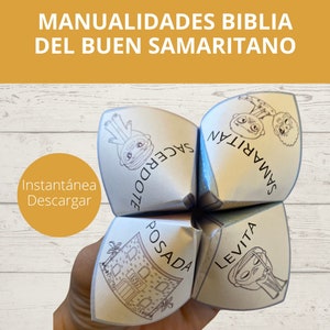 Manualidad del Buen Samaritano, En español, Spanish Bible verse for kids, Bible Crafts for Children