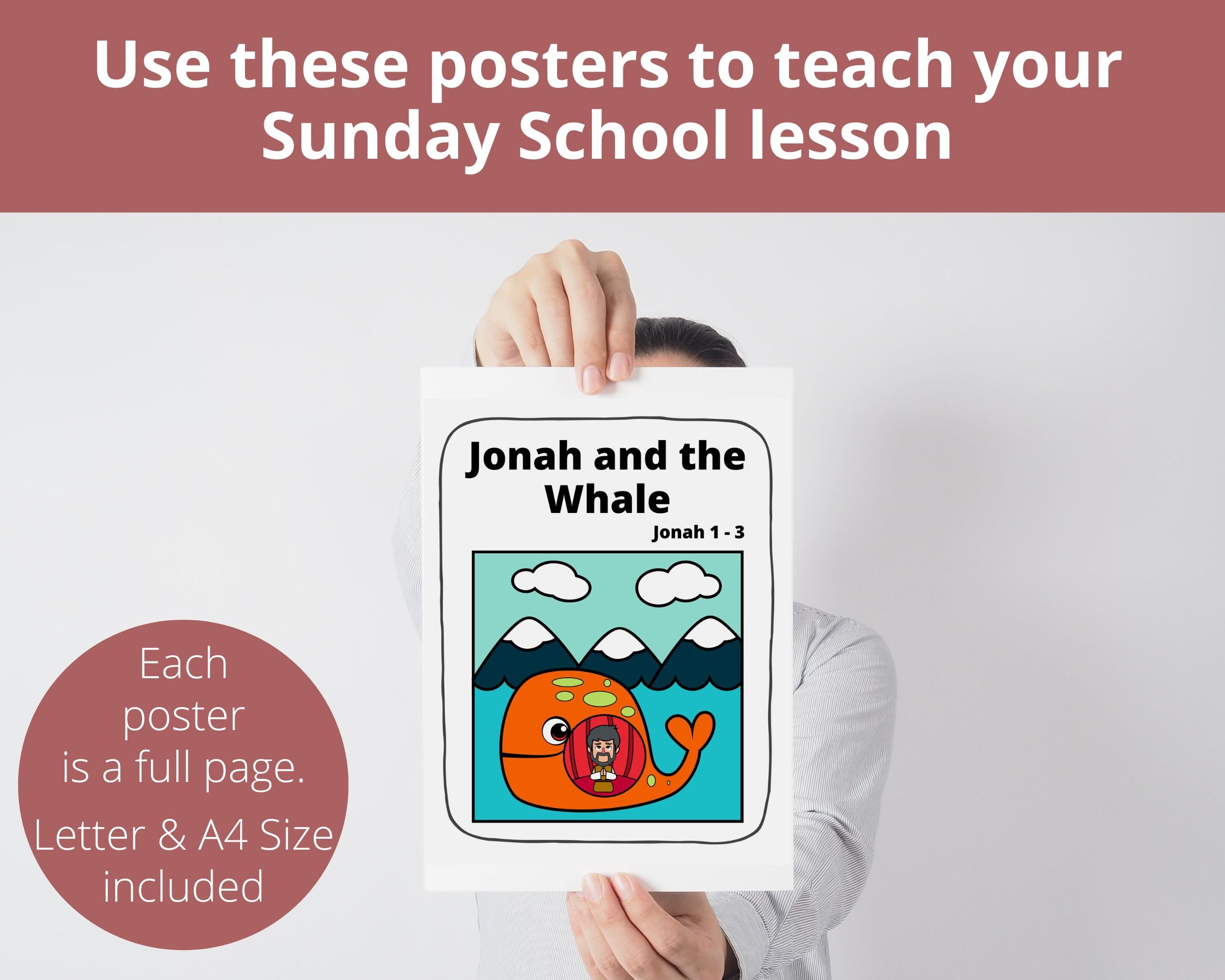 Jonah and the Whale, Bible Story, Church Bulletin Board, Jonah Bible ...