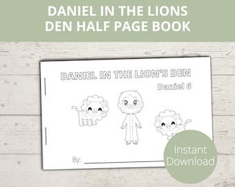Manualidad de Daniel en el foso de los leones, Daniel en la Biblia, Actividades de escuela dominical para niños, Manualidad de historia bíblica para preescolares, Lección de Daniel para preescolares