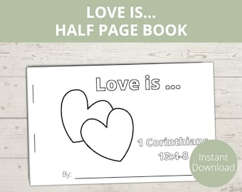 Love is Patient Bible Story Activity, 1 Corinthians 13, Love is Kind ...