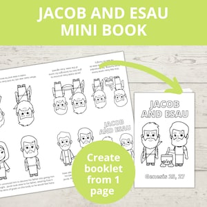Jacob and Esau Craft, Bible Story Activities, Sunday School Craft, Preschool Bible Coloring Pages, Isaac and Rebekah Craft, Homeschool Bible