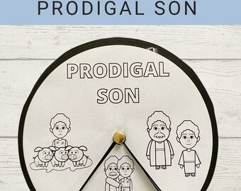 Prodigal Son Bible Story, Sunday School Craft, Parable of Prodigal