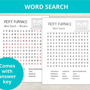 Fiery Furnace Bible Story Activities, Sunday School Crafts, Activity ...