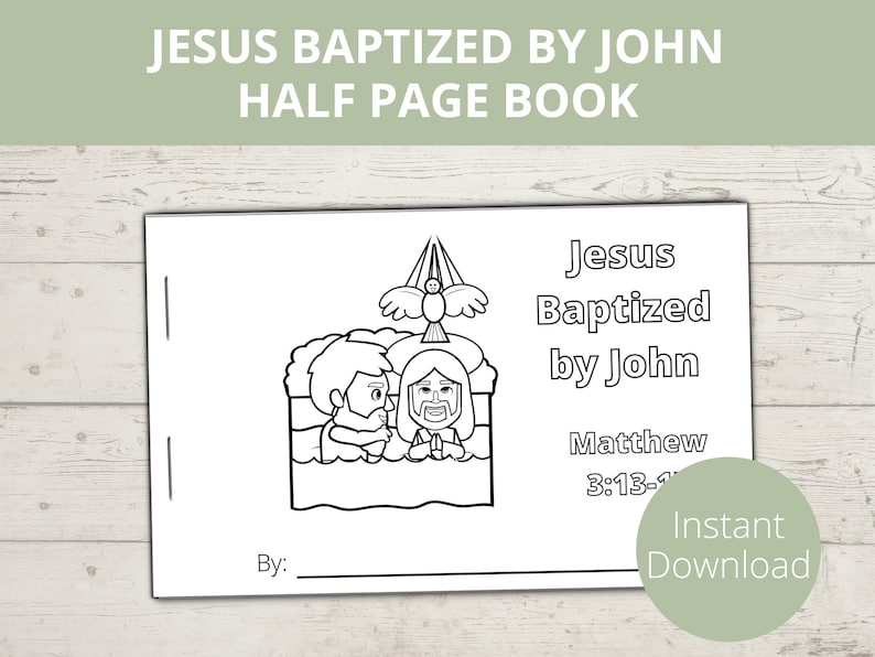 Jesus Baptism, Sunday School Crafts, Jesus Baptized, John the Baptist ...