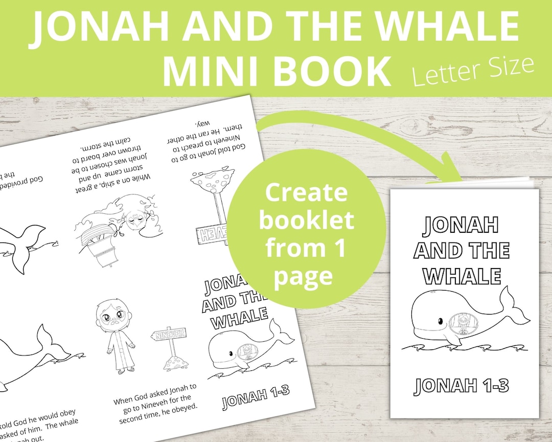 Jonah and the Whale Sunday School Craft Old Testament Bible