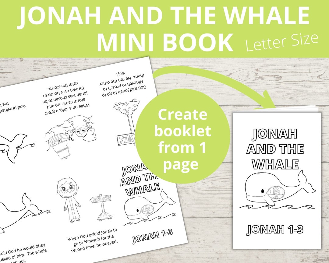 Jonah and the Whale Sunday School Craft Old Testament Bible