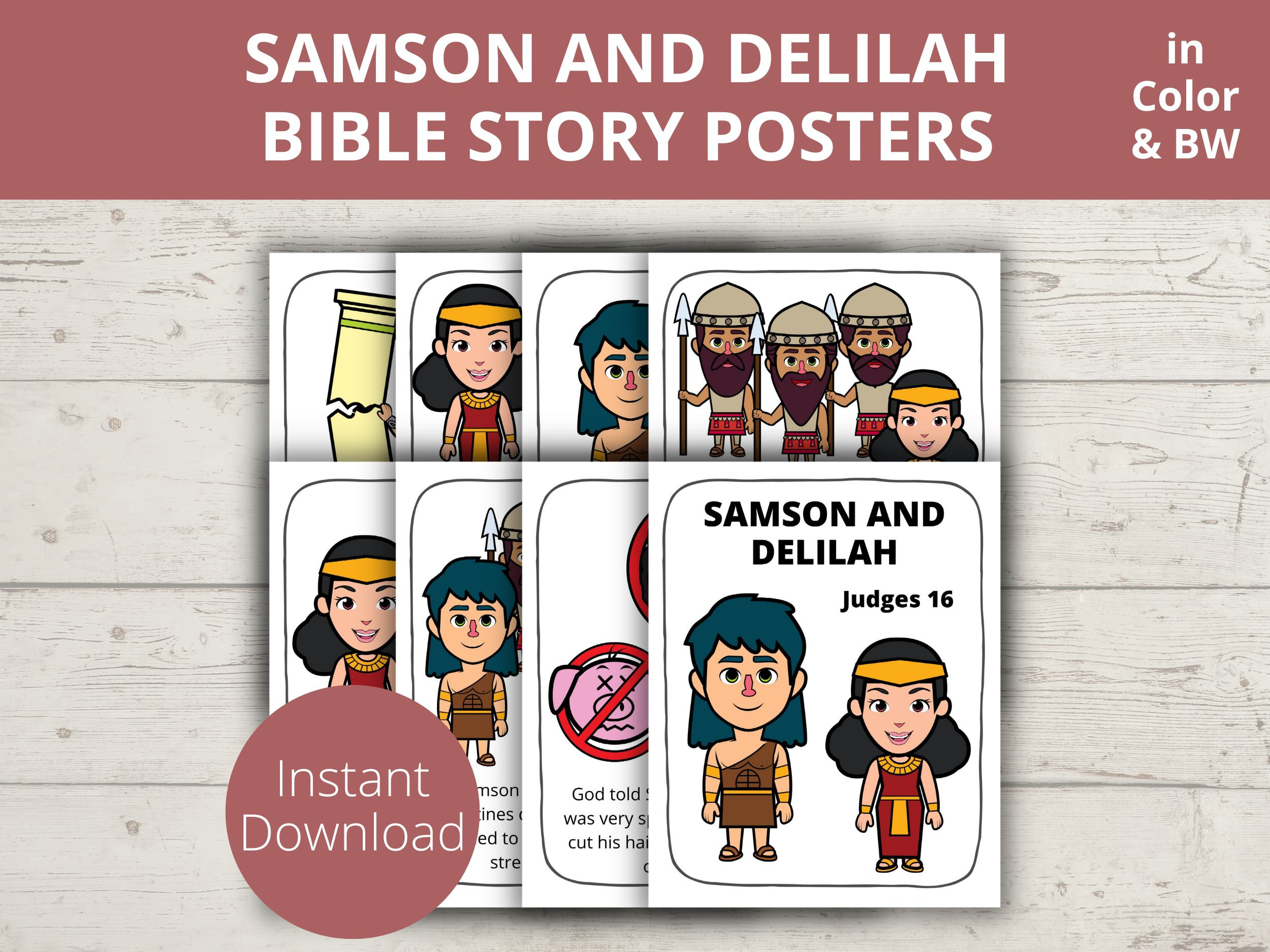 Samson And Delilah Story For Kids