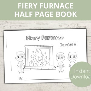 Shadrach Meshach and Abednego craft, Fiery Furnace, Preschool Printables, Sunday School Crafts, Preschool Bible Lesson, Daniel in the Bible